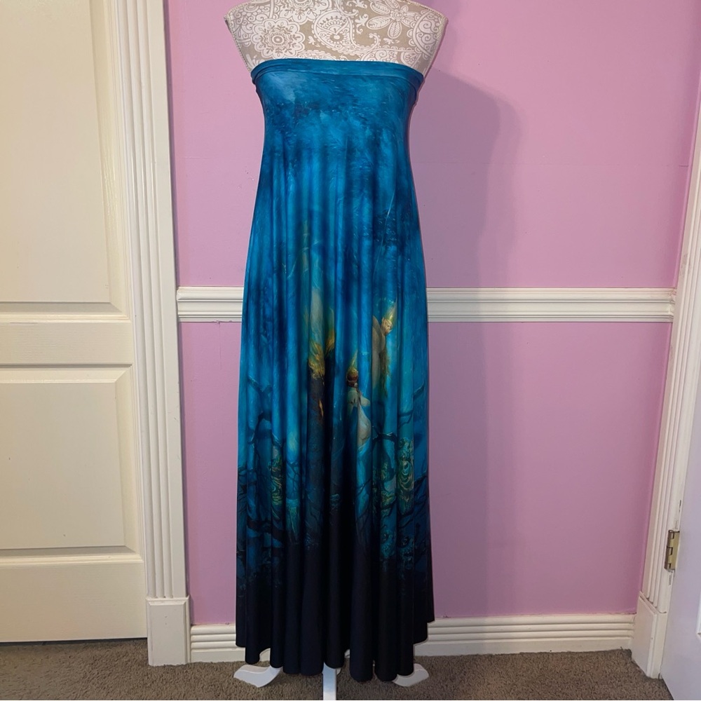 Blackmilk mermaid siren maxi skirt fairycore cottage renaissance fairy art ocean - Picture 6 of 7